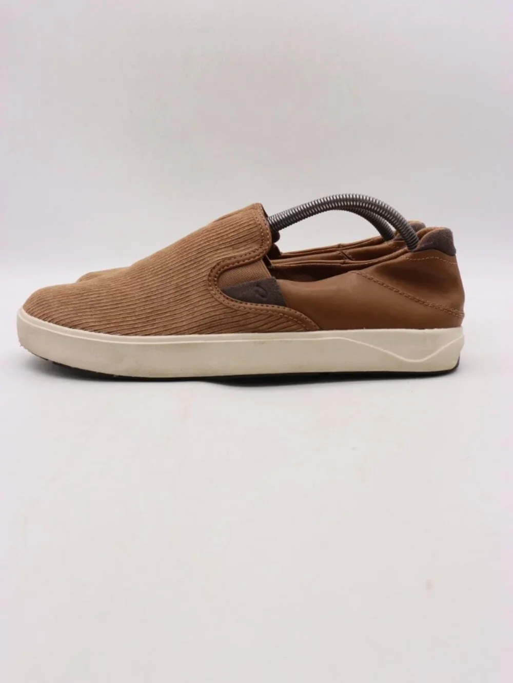 Olukai Lae’ahi Kapa Shoe Men's Size US 10 EU 43 Brown Corduroy Slip On Casual